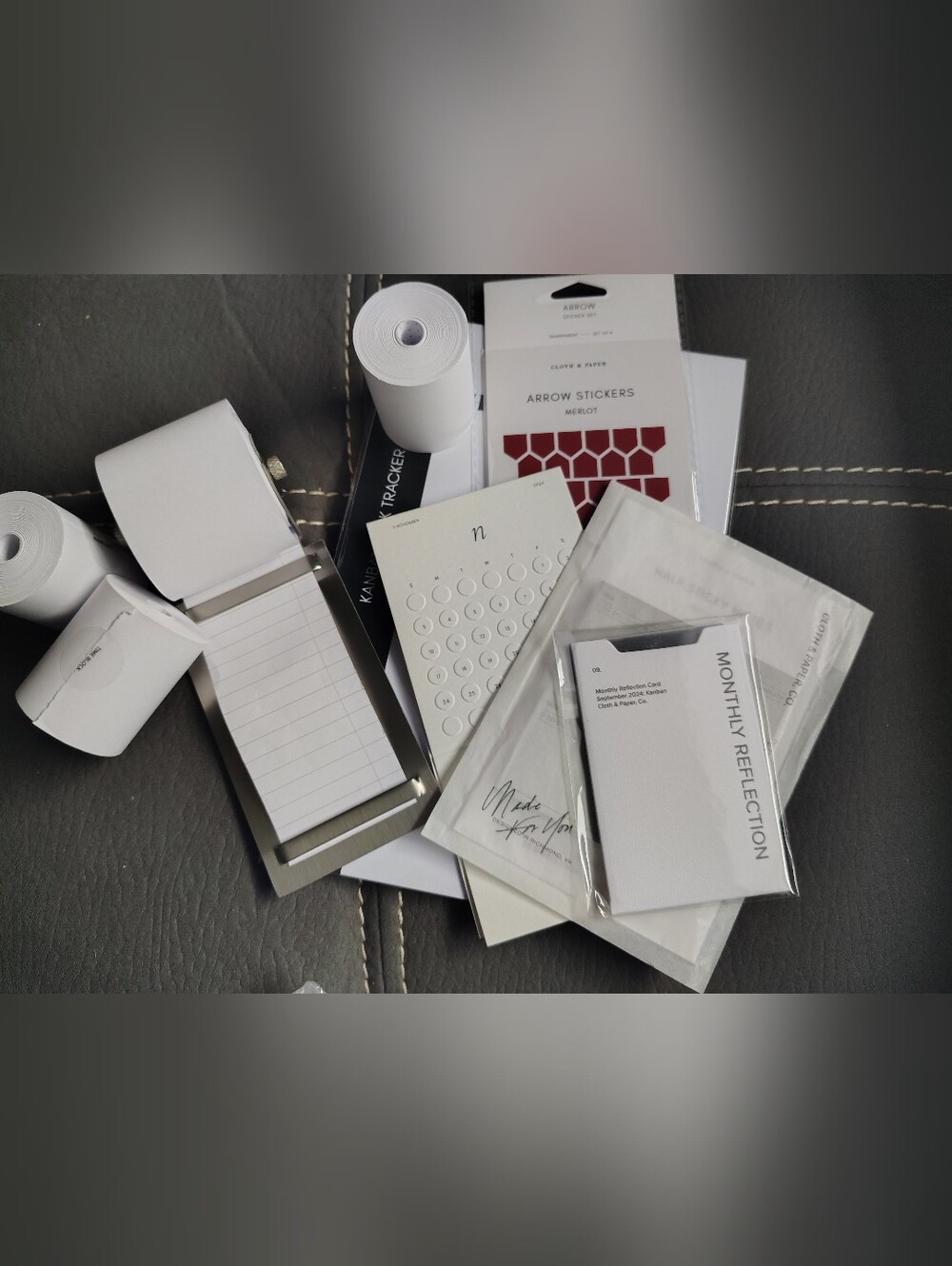 Cloth & Paper September 2024 Intention Box Partial